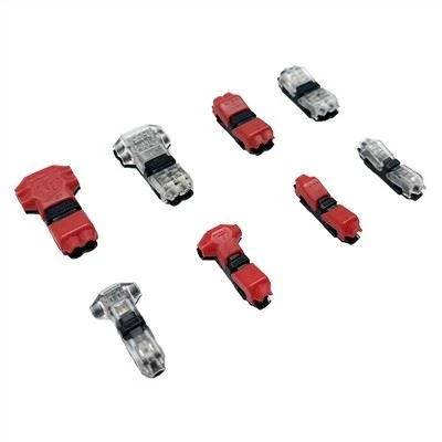 Spingere Veloce Cavo Terminale Filo Jst Led 2pin Non Saldatura Spellatura